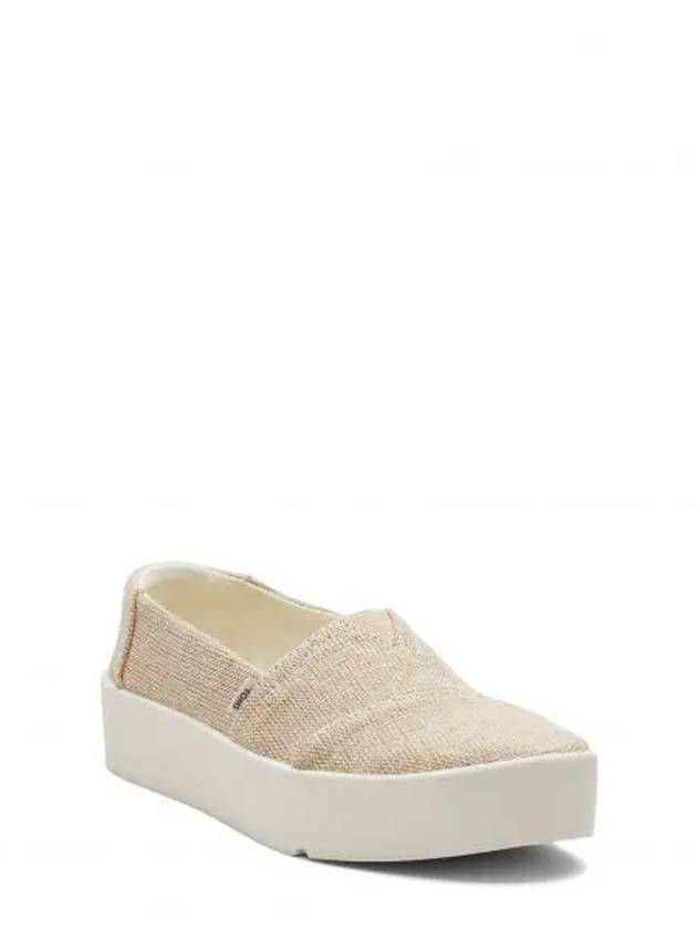 우먼 탐스 Verona 플랫폼 슬립온 스니커즈 운동화 내츄럴 9212121