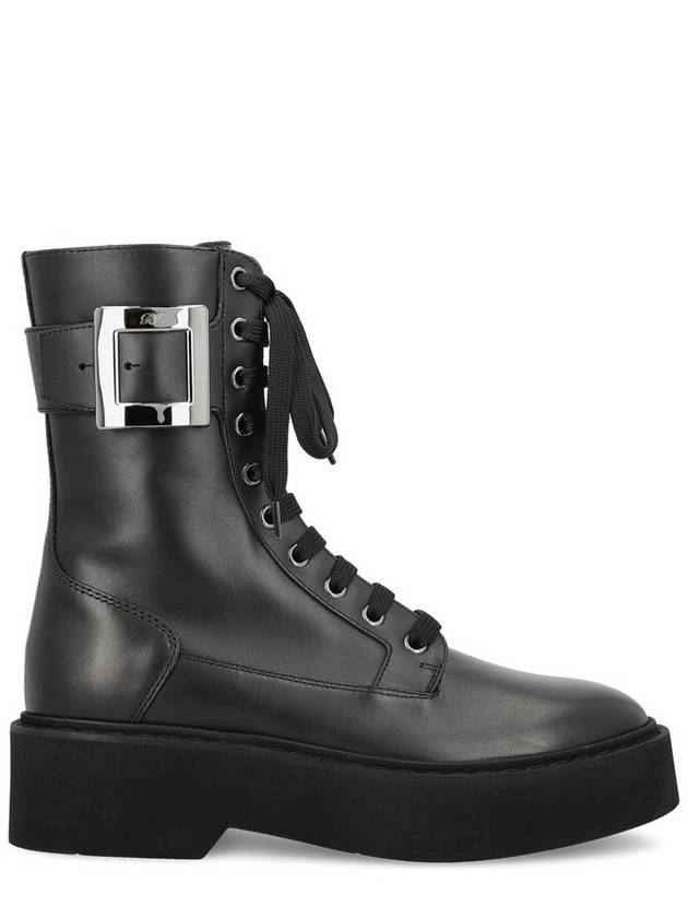 Roger Vivier Viv' Rangers 버클 레이스업 부츠