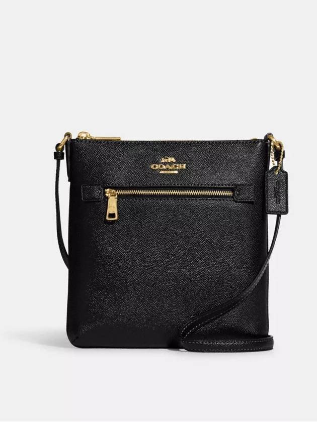 코치 미니 로완 파일백 Gold Black