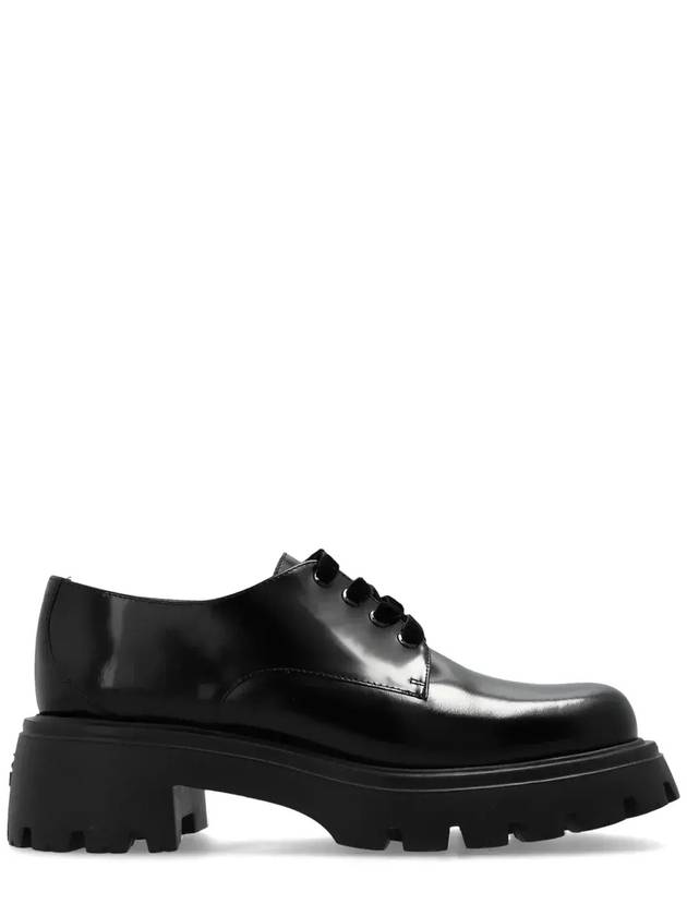 Stuart Weitzman Emerson 청키 솔 레이스업 슈즈 EMERSONSJ335_BLACK