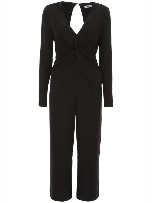 Self-Portrait 트위스트 네크라인 점프수트