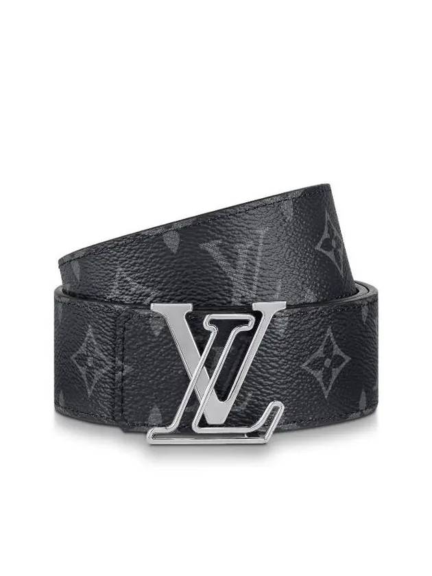 루이비통 남성 LV 라인 리버서블 레더 벨트 블랙 카키