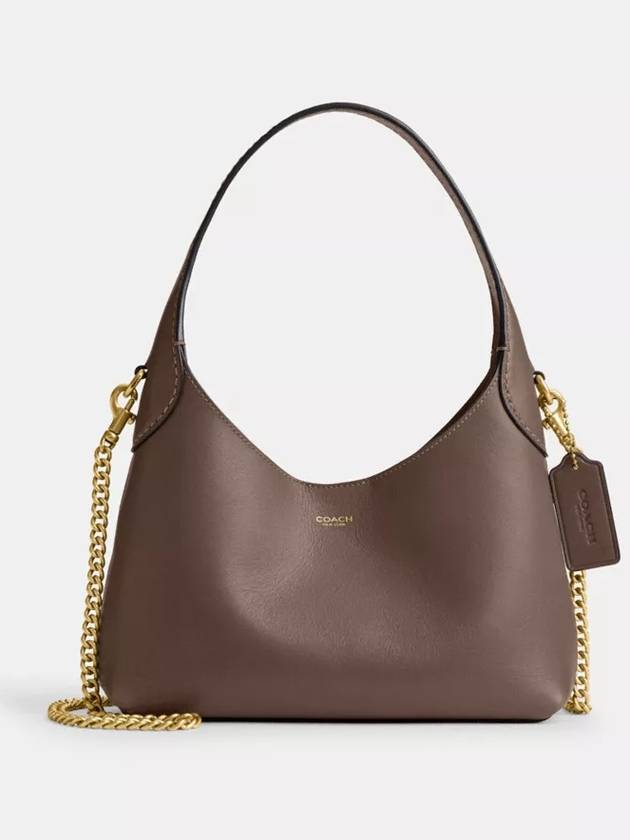 코치 브루클린 숄더백 23 Brass Dark Stone