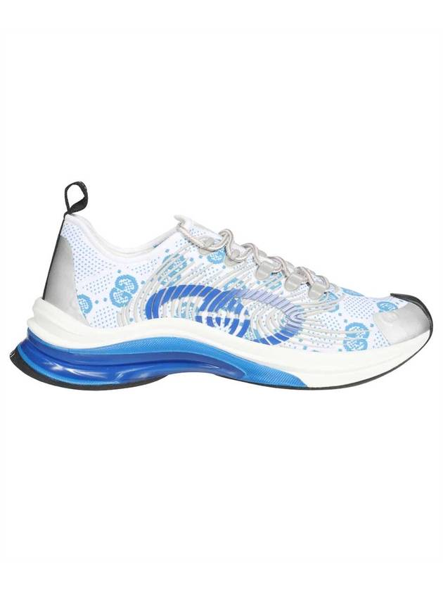 구찌 로고 모노그램 테크니컬 런 로우탑 스니커즈 화이트