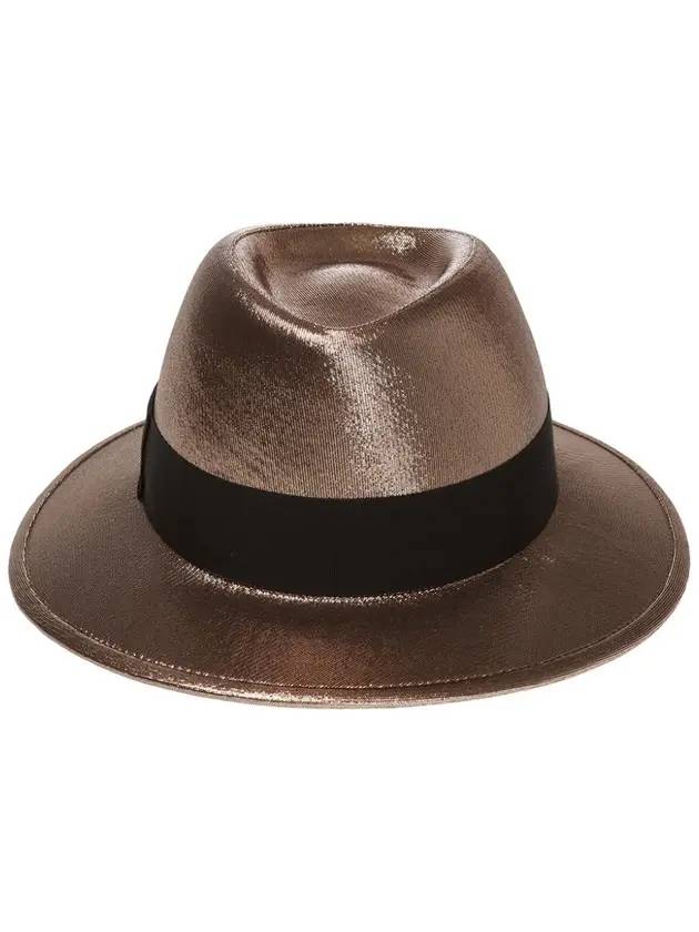 생로랑 페도라 골드