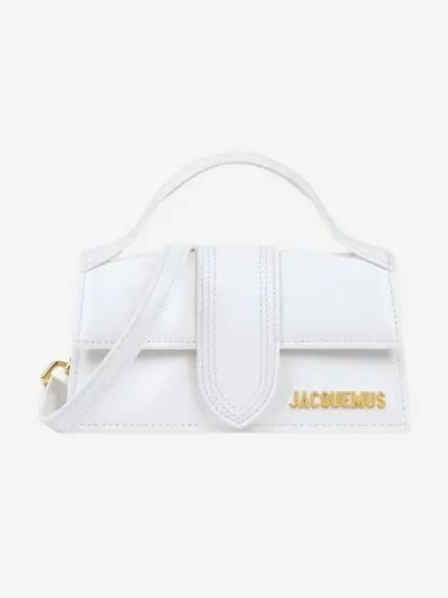 자크뮈스 르 밤비노 스몰 크로스바디 스트랩 백 화이트 Jacquemus Le Bambino Small Crossbody Strap Bag White