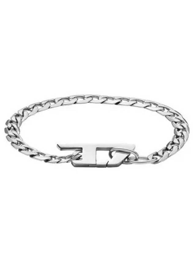 디젤 스테인리스 스틸 체인 팔찌 실버