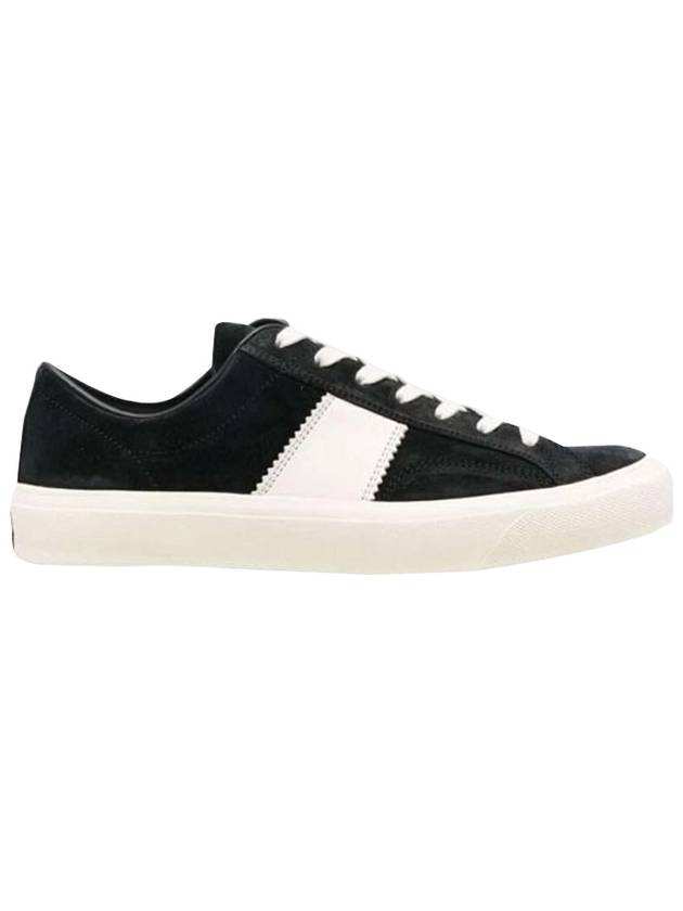 톰포드 캠브리지 스니커즈 스웨이드 블랙 화이트