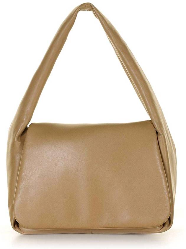 Officine Creative Brown Nappa Shoulder Bag