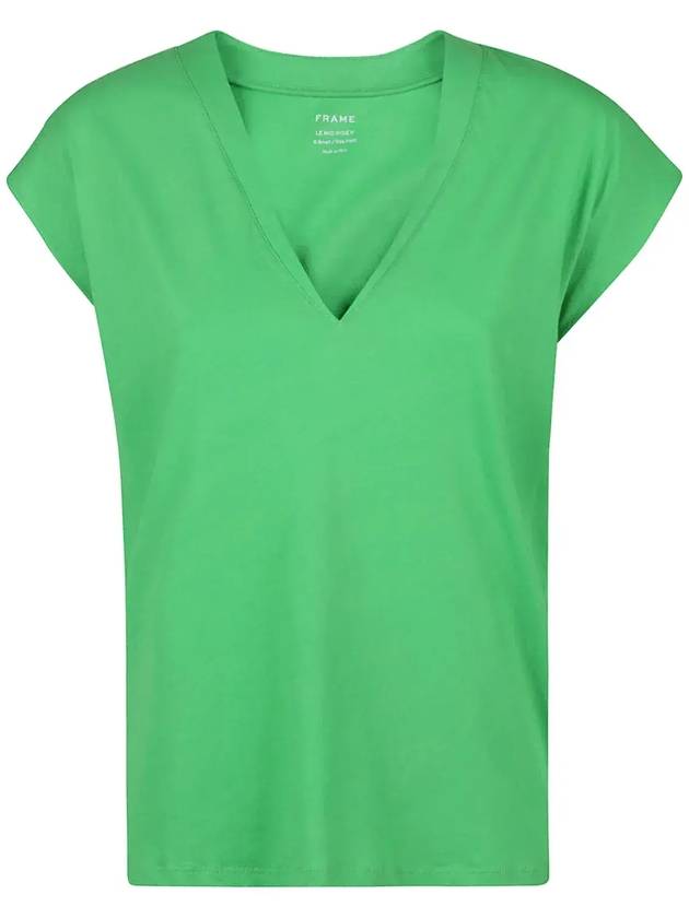 프레임 브이넥 반팔 티셔츠 LWT0826B_BRP