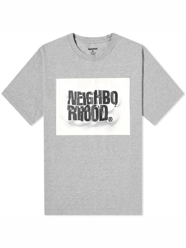 NB15 네이버후드 남성 티셔츠 Neighborhood 28 Printed T Shirt 241PCNH ST28 GY
