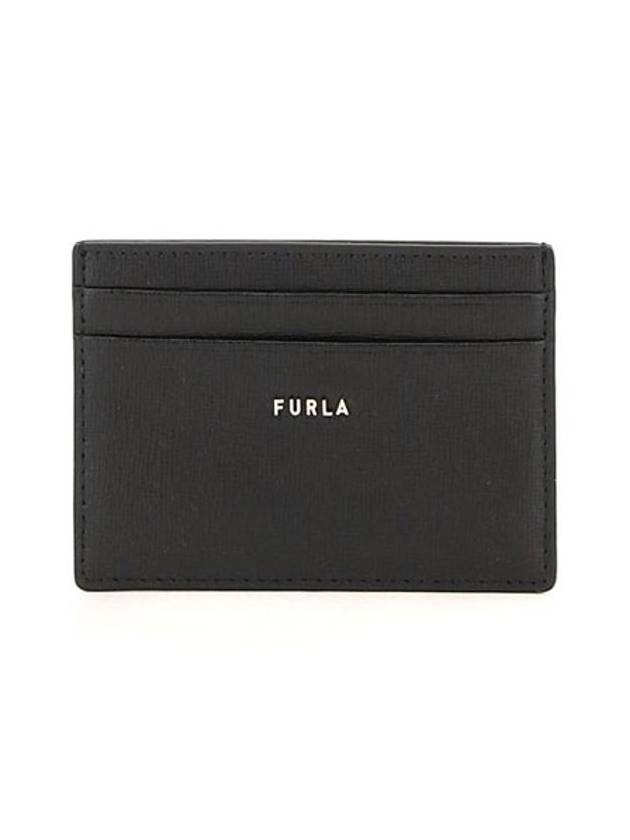 훌라 로고 카드 지갑 블랙