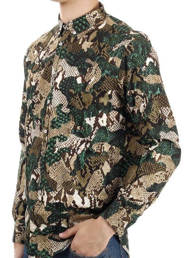 MSGM 엠에스지엠 파이톤 셔츠 1640ME04L 멀티