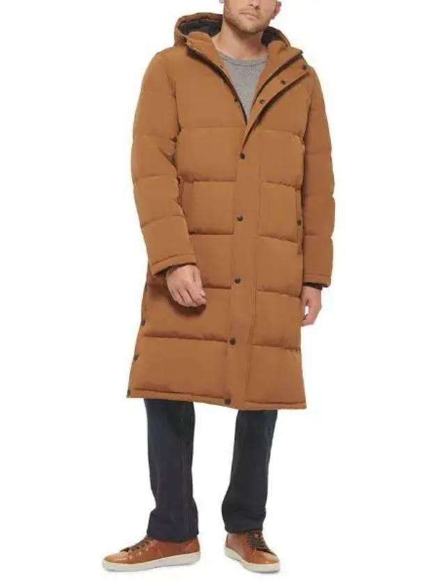 리바이스 맨즈 퀼티드 엑스트라 롱 파카 패딩 자켓 워커 브라운 9607467
