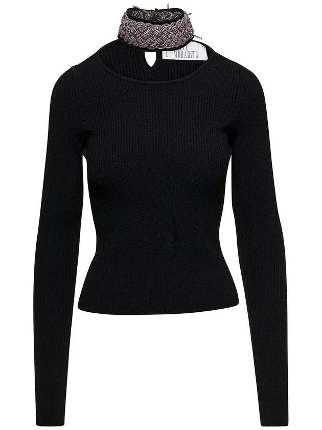 Giuseppe Di Morabito 장식 니트 점퍼 FW23277KN276_10