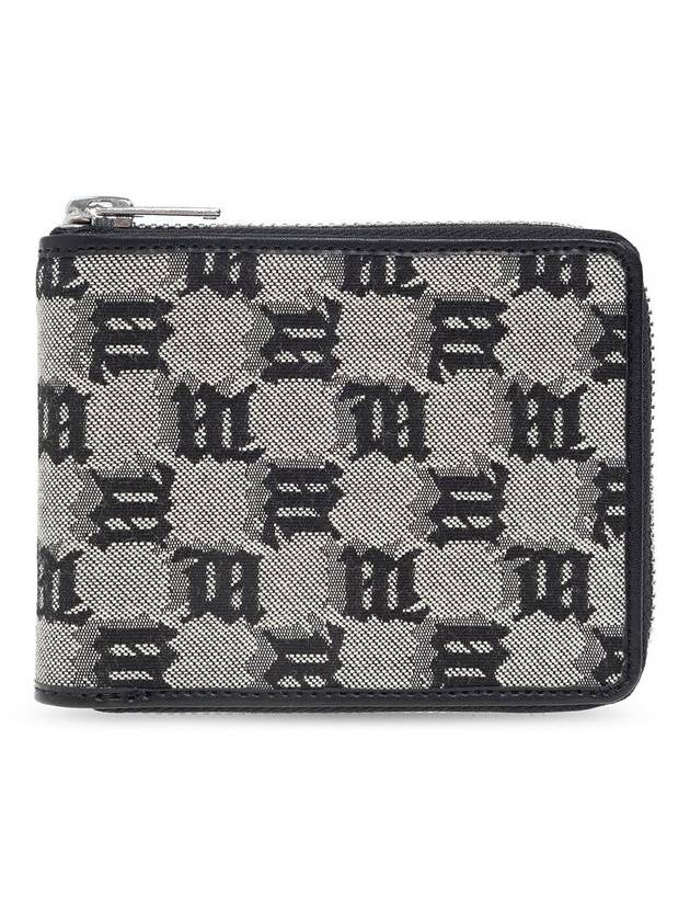 Misbhv 자카드 모노그램 집업 지갑