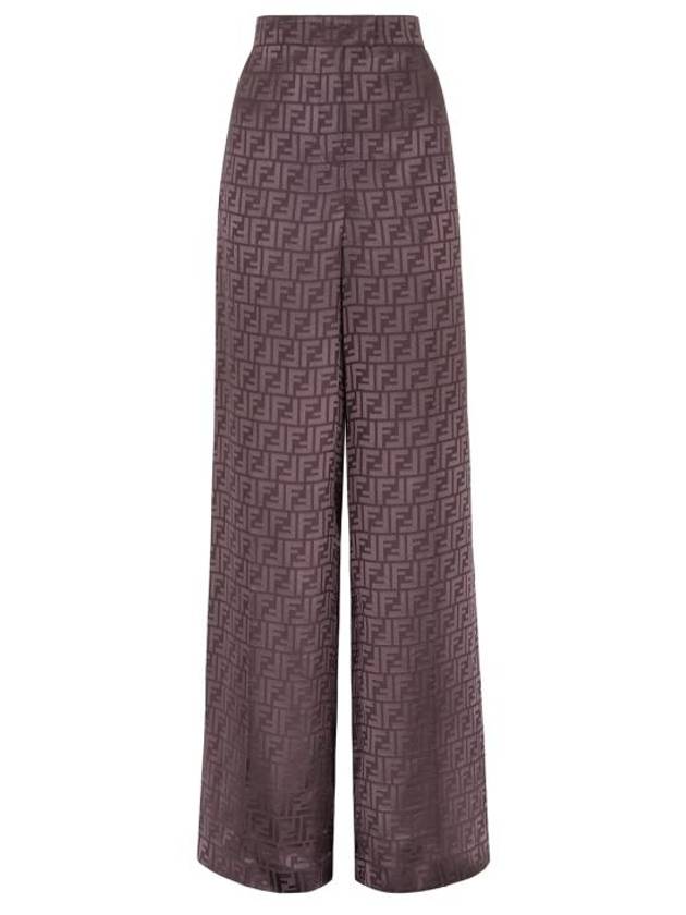 24FW 펜디 스트레이트 팬츠 FR6606 AJ0Z F0AU3 AUBERGINE