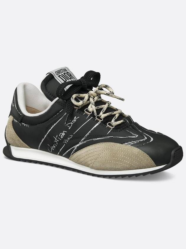 디올 디스케치 D Sketch 여성 스니커즈 블랙 KCK427MPA S900