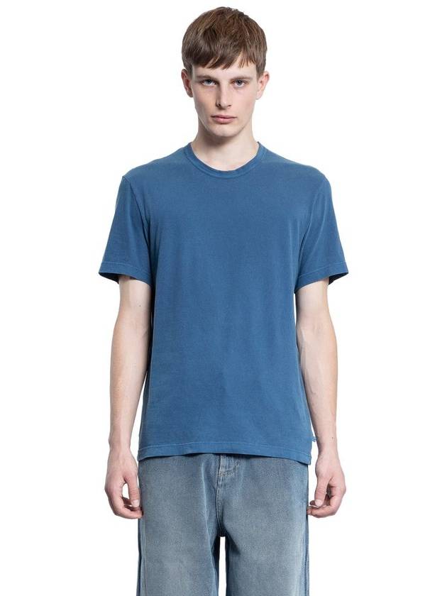 JAMES PERSE MAN BLUE T-SHIRTS & TANK TOPS