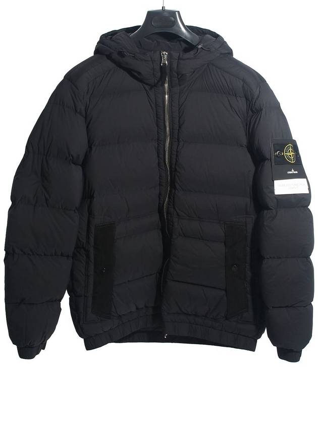 25FW 스톤아일랜드 심리스터널 후드 패딩 자켓 블랙 K2S154100040 S0028 V0029
