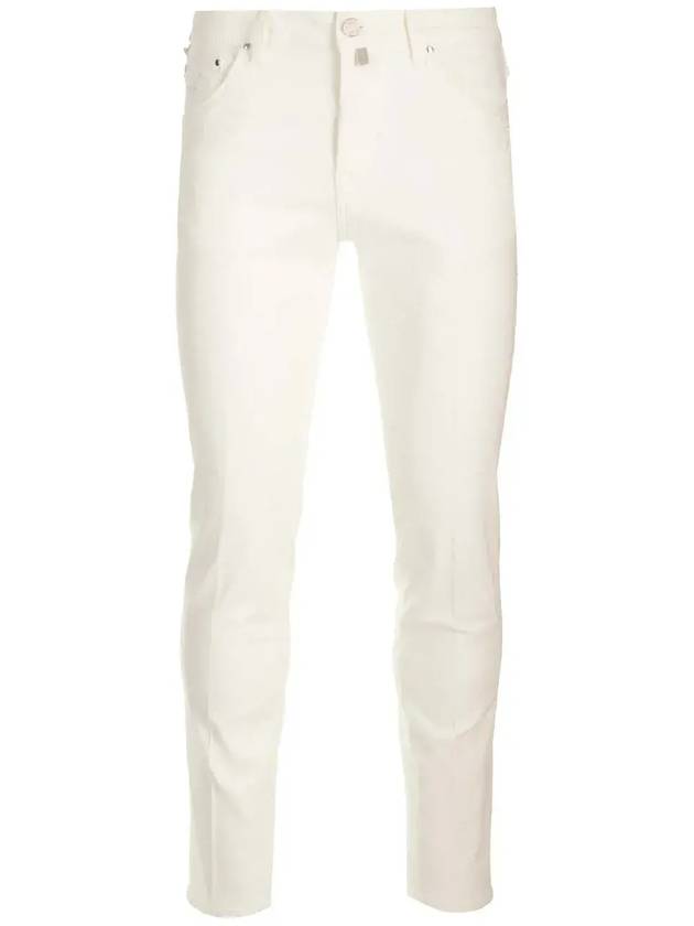 Jacob Cohen 로고 패치 스트레이트 레그 진 UQE1530S3848_751D