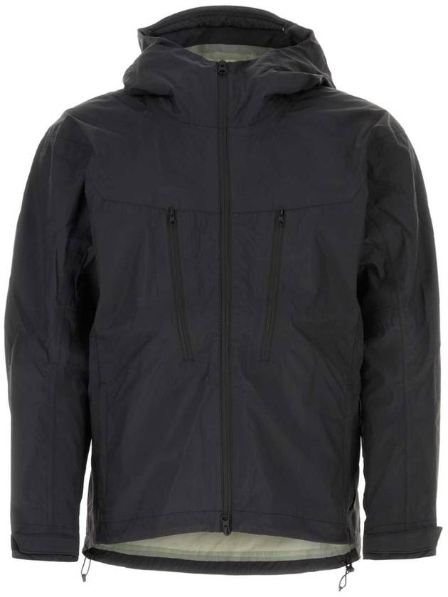 GR10K 차콜 폴리에스테르 레인코트 SS23GR3C3AFAG ASPHALTGREY