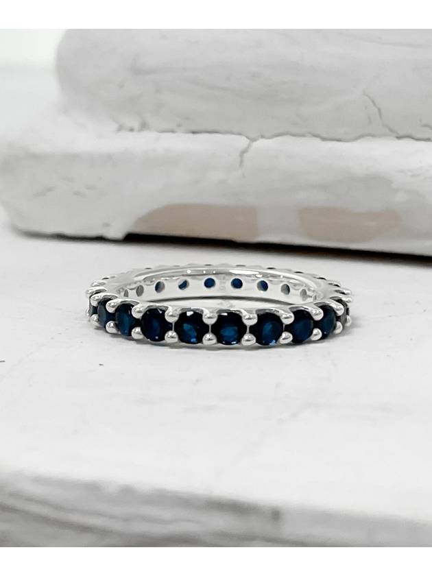 블레스드 뷸렛 아이스라인 큐브 3.5mm 반지 실버