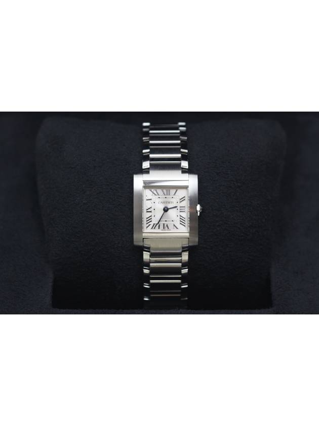 까르띠에 신형 탱크 프랑세즈 워치 스몰 여성시계 WSTA0065