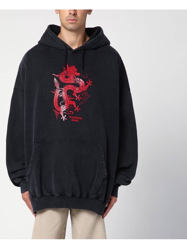 Martine Rose Oversized black hoodie