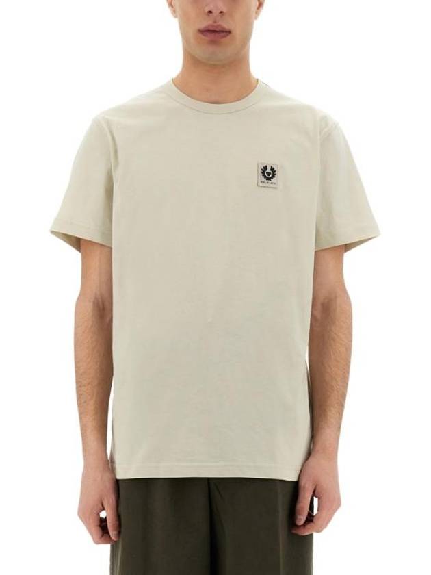 25SS 벨스타프 반팔 티셔츠 100055 STNBG BEIGE