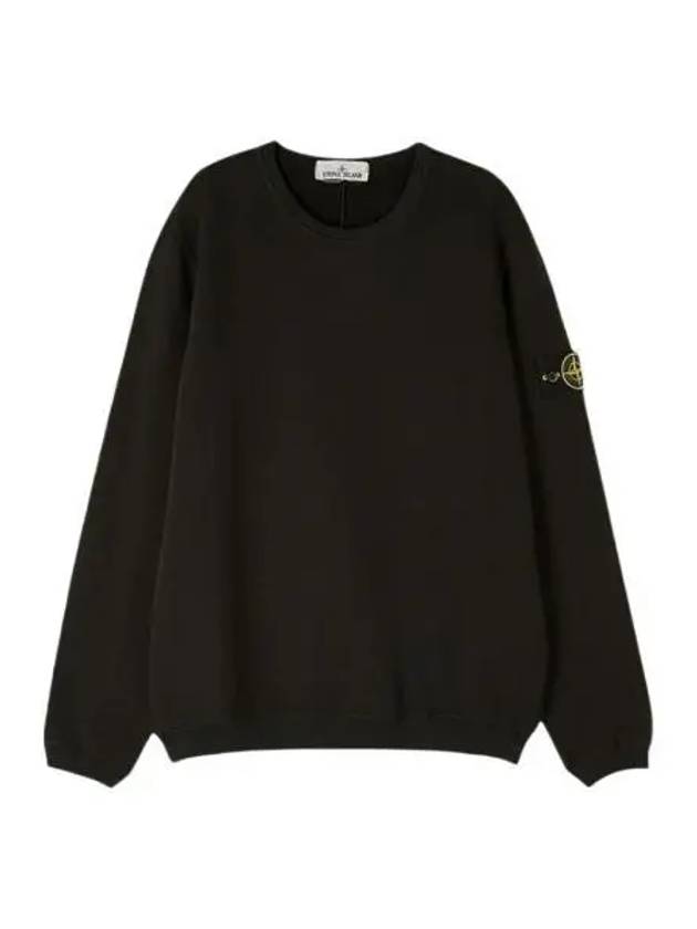 스톤 아일랜드 61351 크루넥 스웨트셔츠 블랙 22FW Stone Island 61351 Crewneck Sweatshirt Black 22FW