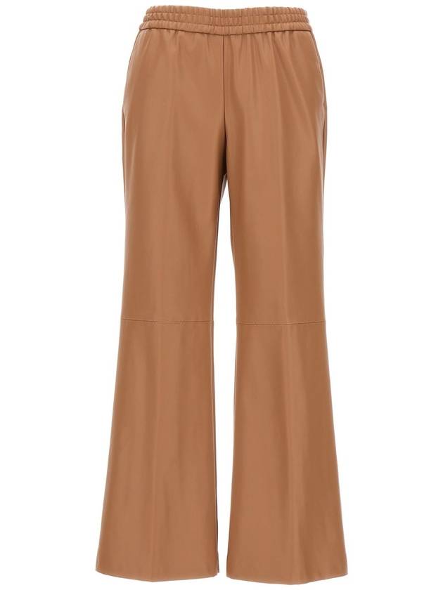 Nude - Eco Leather Pants