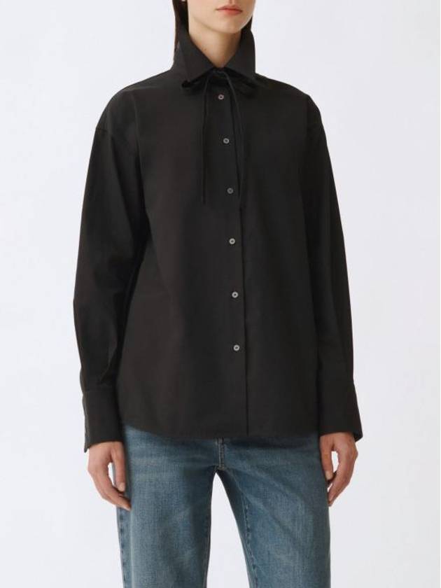 25SS 파비아나 필리피 셔츠 CAD265F329D650 825 Black