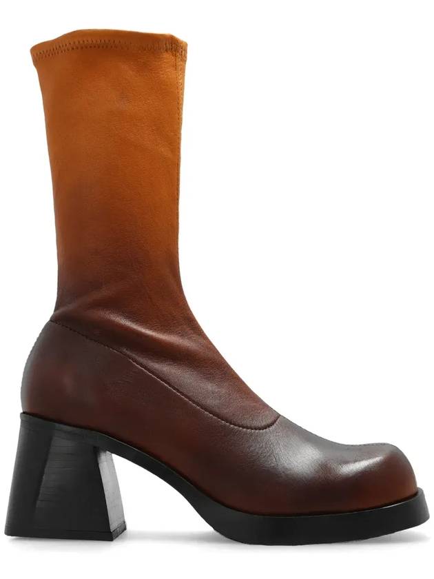 미스타 스컬프트 힐 부티 펌프스 MI52480_BROWN