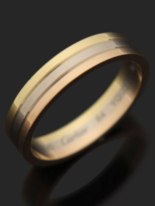 Cartier 까르띠에 B4052164 18K 화이트 핑크 옐로우 골드 방돔 루이 까르띠에 반지 64호