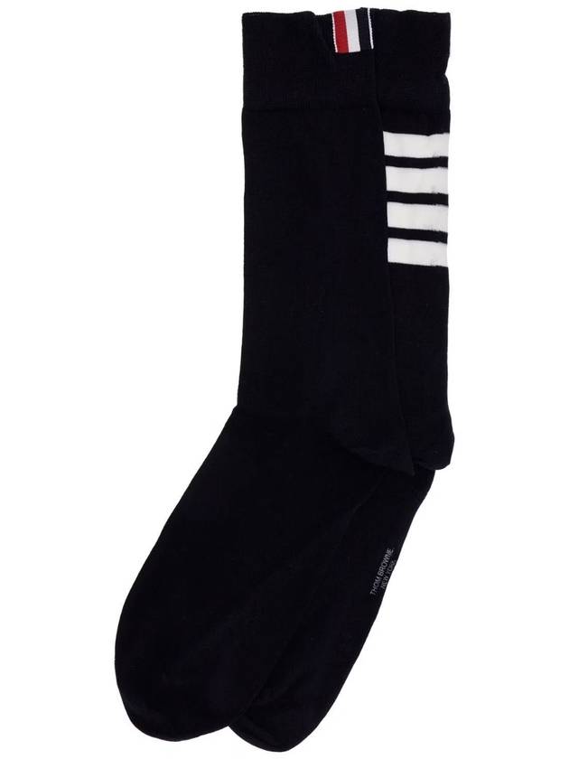 NB02 톰브라운 남성 양말 lightweight 4 bar cotton mid