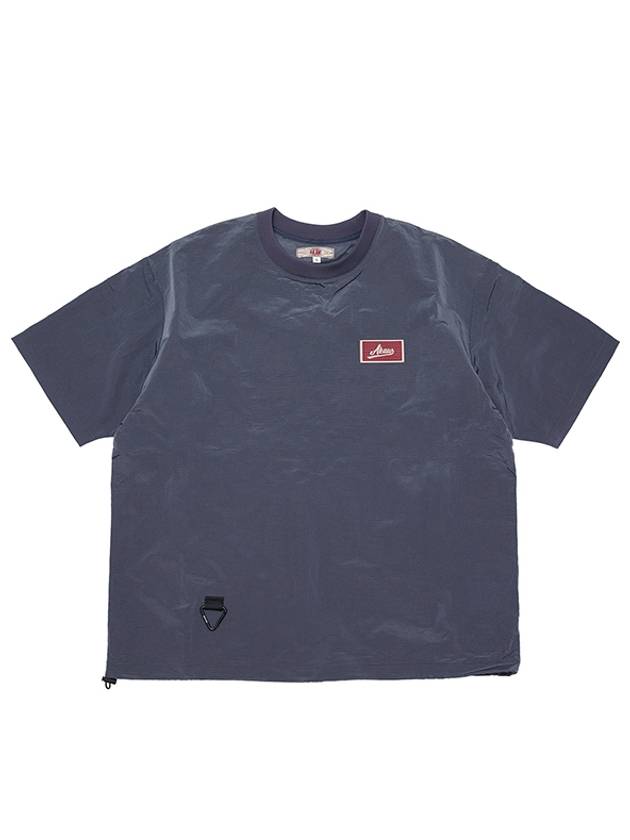 아카우 트래블 나일론 립스탑 티셔츠 차콜