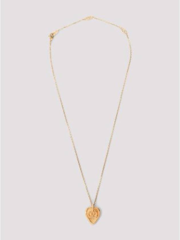 25SS 발렌티노 가라바니 목걸이 팬던트 6W0J0Z56MET KM5 ANTIQUE BRASS