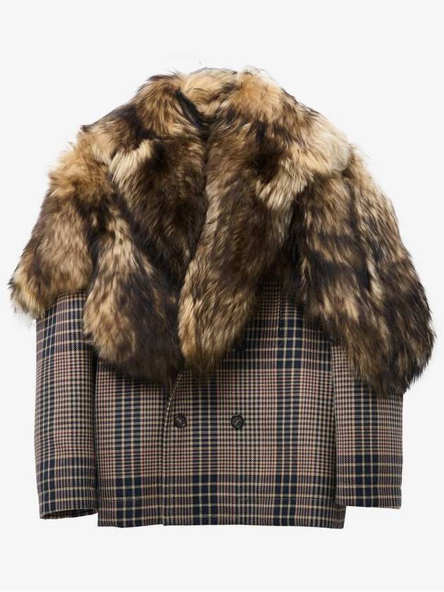 알렉산더 맥퀸 시어링 스톨 울 피코트 817922Q5AOU2069