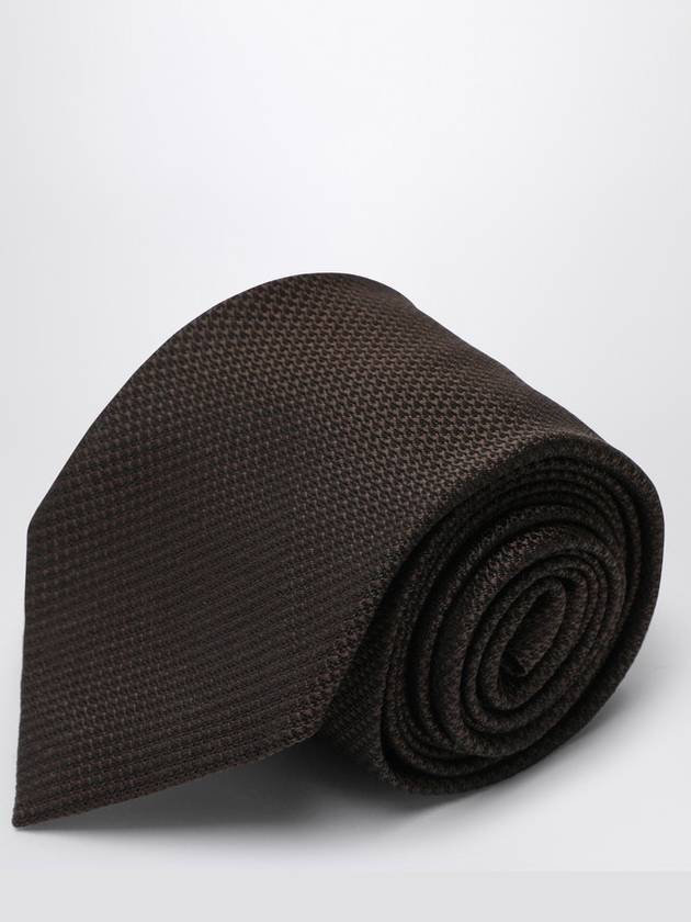 Destin Brown silk tie