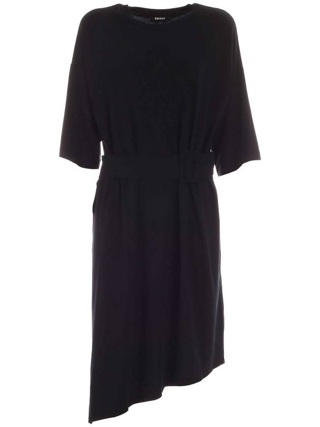 Dkny T-shirt dress in black