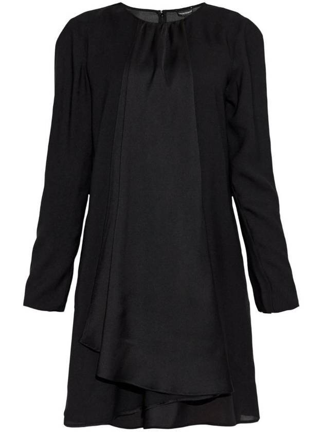 24FW 엠포리오 아르마니 숏 원피스 6D2A63 2NA5Z 0999 Black