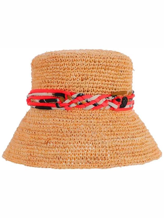 Maison Michel Axel 우븐 버킷 모자 1128008001_NATURAL