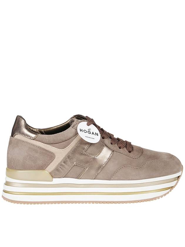 Hogan Midi Platform suede sneakers