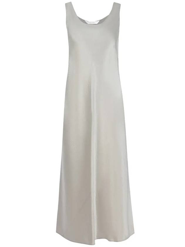 Max Mara Leisure Talete 새틴 슬리브리스 드레스 2426226028600_283008