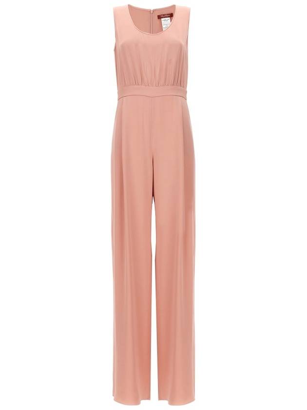 Max Mara Studio Tropea 민소매 와이드 레그 점프수트