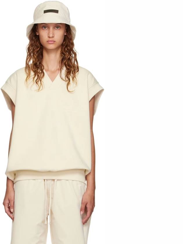 에센셜 피어 오브 갓 브이넥 베스트 192SU225050FW 에그 셸 WOMENS