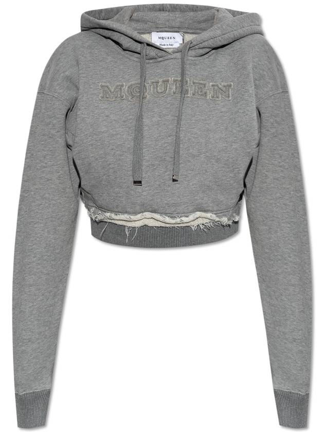 Alexander McQueen Hoodie Women's Grey