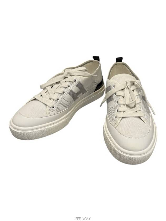 [클로버] 에르메스 딥 멀티 블랑 여성 스니커즈 36 H231020Z