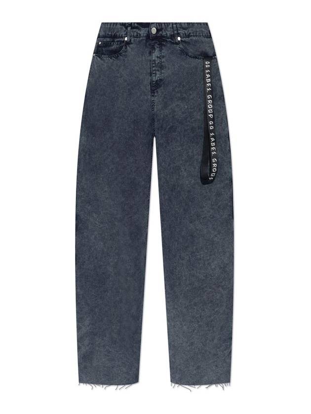 44 라벨 그룹 로고 데님 팬츠
